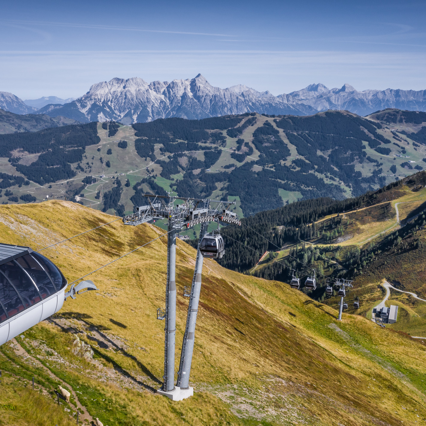 A6 Schattberg Sprinter Infrastruktur in Saalbach Hinterglemm
